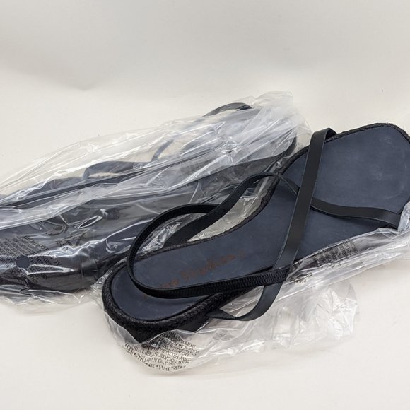 Acne Studios Stockholm "Mercurio" Black Women's Sandals Size 10.5 US 44 EUR - Picture 3 of 7